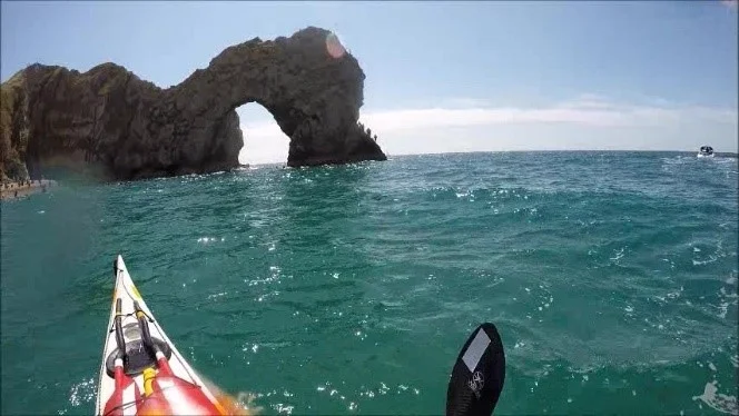Sea kayaking the Jurassic Coast and Durdle Door