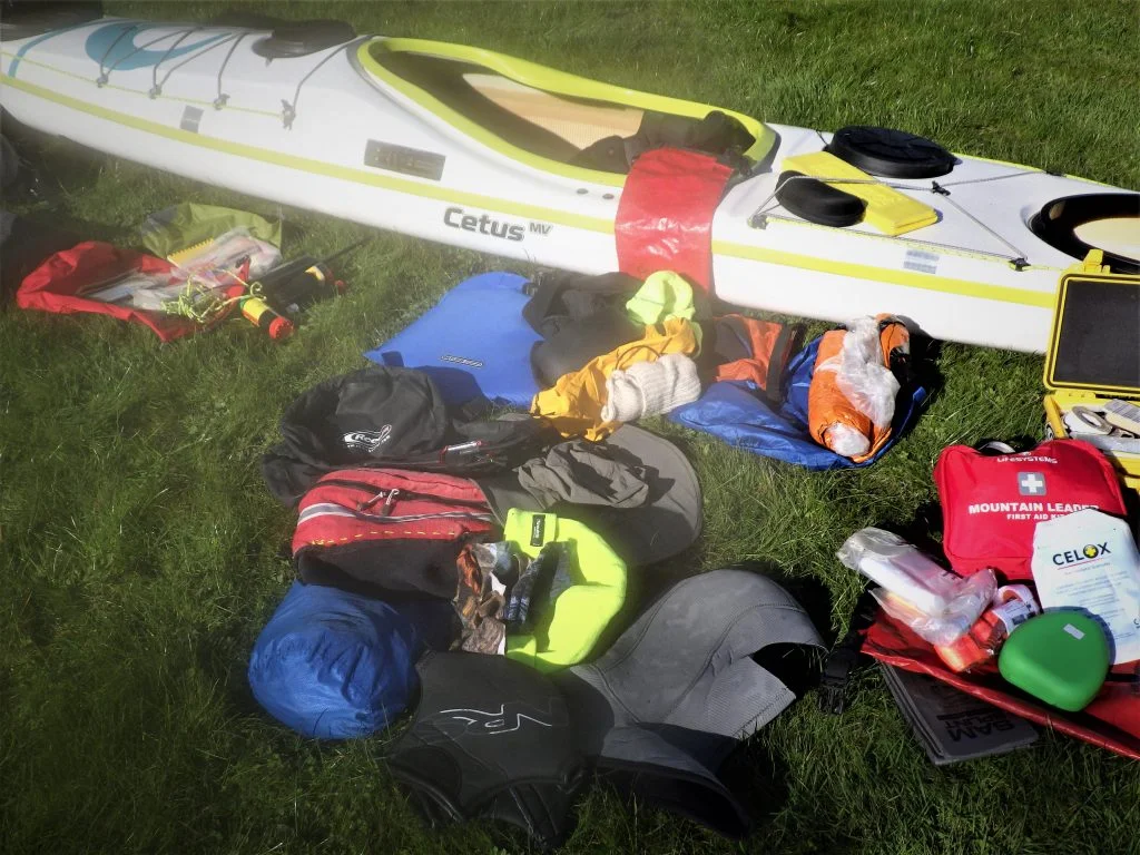 Packing a sea kayak day hatch for