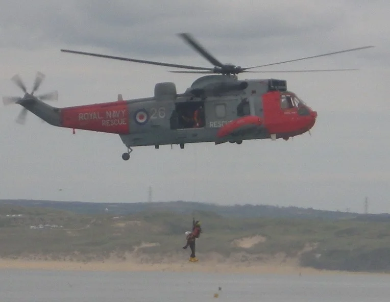 Helicopter Rescue at Sea